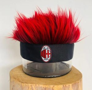 Topi rambut viral spesial edisi suporter bola/ Topi rambut viral/ topi bulu club bola pria