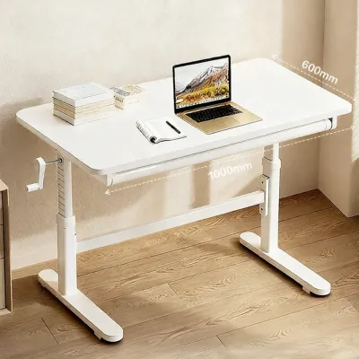 deli | Bàn Học Điều Chỉnh Được cho Trẻ Em Màu Trắng