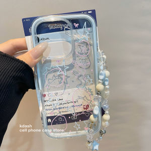 เคสโทรศัพท์มือถือลายสตรอเบอร์รี่สไตล์เกาหลี ลายเส้นสีน้ำเงิน สำหรับ Huawei Apple iPhone 16 pro Max 15 pro 14 pro Max 13 pro Max สำหรับผู้หญิง Mate 70 Pura 70 น่ารัก 12 ครอบเต็ม