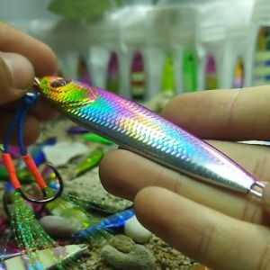 Umpan Metal Jig 60 Gram + Double Assist Mongkalo AMBISIOUS Casting Jigging Lure