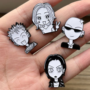 Potdemiel | 4 Bộ Huy Hiệu Trâm Cài Anime Nhật Bản - Oosaki Nana Komatsu Nana Terashima Nobuo Nhân Vật Hoạt Hình Trang Sức Thời Trang Cho Quần Áo