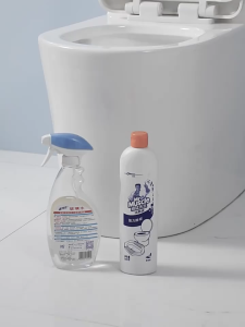 BOSSLU Tempat Pembersih Toilet Sekali Pakai Disposable Bathroom Brush Sikat Toilet Sponge Anti Lecet