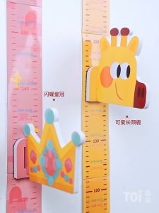 Thước dán tường đo chiều cao có nam châm di chuyển được TOI Magnetic Height Sticker cao đến 1.8m trang trí tường phòng xinh xắn