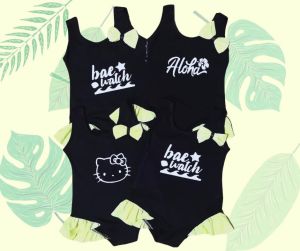 Cute Kids Swimsuit for baby girl one piece summer swimwear fit 2-4 year old