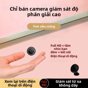 Camera Giám Sát Không Dây Độ Phân Giải Cực Cao 1080P WiFi Mini Micro Di Động Dành Cho Người Giữ Trẻ Với Tầm Nhìn Ban Đêm & Phát Hiện Chuyển Động Để Đảm Bảo An Ninh Cho Gia Đình Trong Nhà Ngoài Trời Cho Thú Cưng Tầm Nhìn Toàn Cảnh 360 Độ