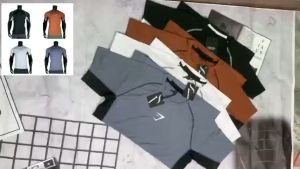 Áo Thun Thể Thao Form Ôm Body Mẫu Phối Lưới MỚI GYMFOX