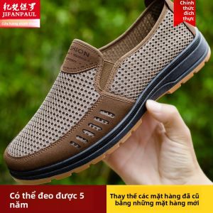 JIFANPAUL | Giày Lười Nam Mesh Thoáng Khí Nhẹ Nhàng Dễ Mang Đế Cao Su Bền Dành Cho Mặc Hàng Ngày