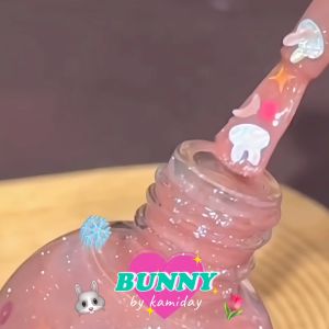 KM-07| Two moons สีใหม่ Sequins Glitter ผสมกลิตเตอร์ สีทาเล็บกึ่งเจล ไม่ต้องใช้เครื่องอบ