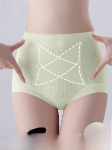 Miiow | Antibacterial Pure Cotton Womens Underwear High Waist Triangle Shorts Cotton Lining Abdomen Control Briefs Comfortable Underpants