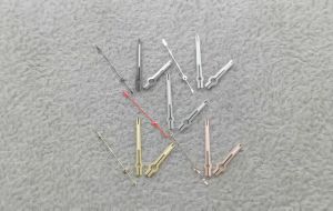 High-Quality Luminous Watch Hands 12.5*12*8mm Green with Silver Gold Finish for NH35 NH36A 7S26 7S36 4R35 4R3 Movements