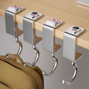 Creative Desk Side Hook Free Punch Desk Side Hook Student Hanging Bag Hook