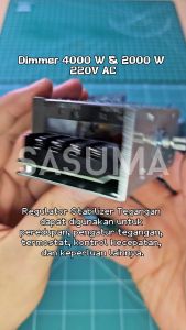 SASUMA Dimmer SCR 2000W Motor Speed Controller 220V AC PWM Regulator