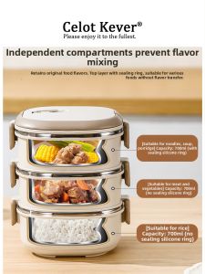 Microwave Insulated Lunch Box Multi-layer