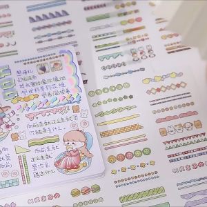 (10 Lembar) Stiker Dekorasi Estetik DIY Design Scrapbook Kreatif STK2006