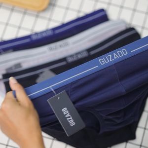 Quần lót nam Brief Chất thun lạnh thoáng mát khử mùi co giãn tốt GBF03 thương hiệu GUZADO