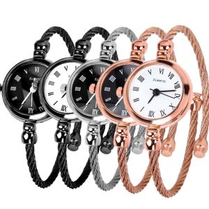 Watch for women Fashion Exquisite Roma Retro Watches Elegant Ladies watch for women waterproof Women Casual Watches Small Wristwatches Vintage Stainless Steel Female Dress watch for women korean style gold watch gifts ideas for women girlfriend Bracelet