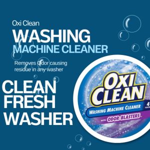 OxiClean Washing Machine Cleaner with ODOR BLASTERS (Pack of 1)