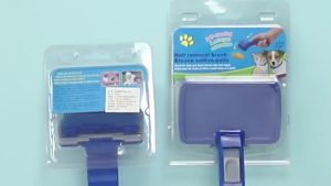 Lược massage và chải lông rụng cho Chó Mèo màu Xanh (mẫu mới) - Love Pets Shop