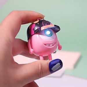 LAKOE Led I LOVE YOU Mike Gantungan Kunci Lucu Monster University Keychain