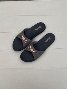 Sandal slop wanita motif terbaru//sandal threenb