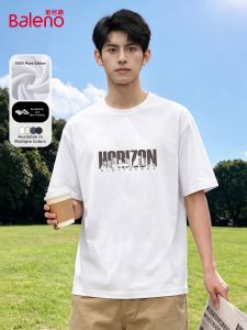 BALENO | Trendy Letter Print Summer Mens T-Shirt