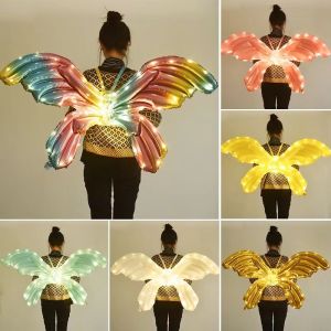 Luminous Internet Celebrity Inflatable Butterfly Wings Balloon Back Decoration Kids Toy Birthday Party Balloon Night Market Entrepreneurship Stall