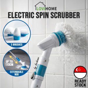 SG Electric Spin Scrubber - Power Brush Home Bathroom Cleaning Tool Floor Toilet Window Cleaner