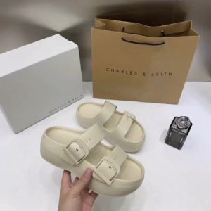 Crocsfanclub -Pb324- Dép Lê 2 quai của Charle&Keit nữ siêu nhẹ