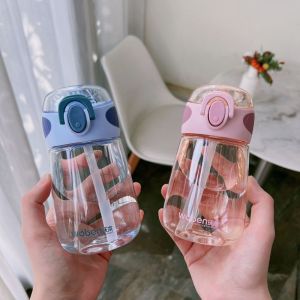 Portable Mini Plastic Straw Cup High Aesthetic Value Student Children Resistant to Drop High Temperature Resistance Water Cup