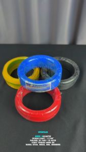 Kabel Listrik NYA 1 x 15mm 25mm 50 Yard Full / Kabel Kawat Tembaga Murni PVC SNI / Mrek Hakamitsu