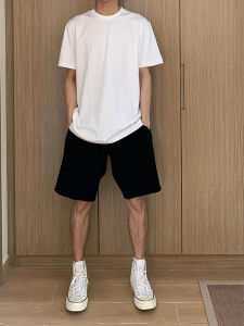 Black Ice Silk Quick Dry Short Pants Mens Summer Thin Running Sports Basketball Pants Cleanfit Four Five Shorts Casual Shorts