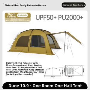 NatureHike | Outdoor Camp Tent Spacious Waterproof Sunproof 10.9m