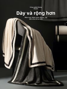 HUANGJIAJINDIAN | Khăn Tắm Kháng Khuẩn Hút Ẩm Nhanh Đầy Đặn