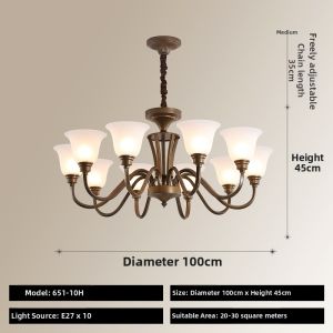 MINGRU | Vintage Rustic & Modern Minimalist Ceiling Light