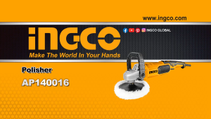 INGCO ANGLE POLISHER 1400W 1500~3600RPM AP140016