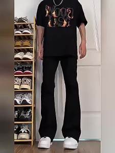 Mens Summer Lightweight Trousers Straight