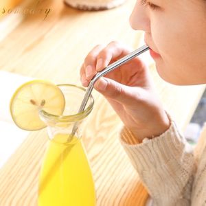 Metal Straw Set of 4 for Boba Milktea Metal Stainless Steel Straw Reusable With Free Pouch for Drinks Cocktails Martinis Mojitos Margarita Champagne Bloody Mary Vodka Rum Whiskey