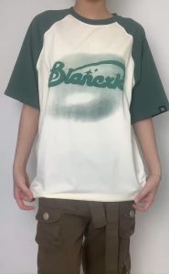 ÁO RAGLAN in chữ đẹp nam nữ phối 2 màu siêu phong cách from rộng chất dày dặn .