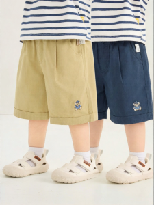 CUTEPANDAS | Quần Short Mùa Hè Phong Cách Học Đường Dễ Thương Cotton