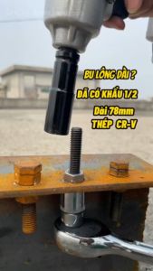Bộ đầu khẩu 10 cái loại 1/2 dài 78mm hàng chính hãng