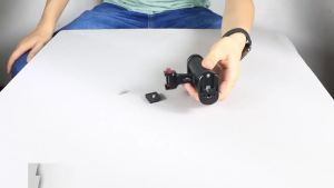 Tay Cầm Máy Ảnh Có Thể Điều Chỉnh Với Đế Gắn Cold Shoe 1/4 Inch Tay Cầm Hợp Kim Nhôm Đa Năng Cho Sony Canon Nikon DSLR Giá Đỡ Micro Đèn Video
