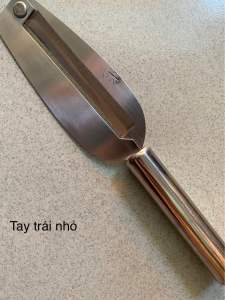 Dao bào inox lớn nhỏ (phần lưỡi inox 304 phần giữ lưỡi inox pha sắt tăng độ cứng cán dao inox ko hút nam châm)