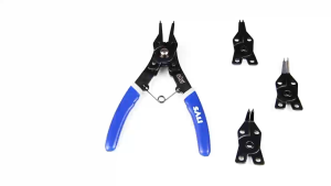 MYDIYHOMEDEPOT - SALI High Carbon Steel Circlip Plier Set 4 In 1 Snap Ring Plier Set Circlip Combination Retaining Clip 6.5"