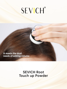 Maximo Trading Sevich Mattifying Matte Root Lifting Powder Dark Grey Black Hair Shadow & Fluffy Styling Powder for Volume Oil Control & Hairline Fill Non-Sticky Long-Lasting for Men & Women