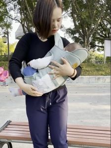 ดีลเด็ดชิ้นละ ส่งฟรีเป้อุ้มเด็ก เป้อุ้มเด็กราคาถูก ผ้าฝ้ายแท้ กอดแนวนอนได้ สะพายหน้าและสะพายหลังได้ พร้อมแผ่นป้องกันหัว อายุที่เหมาะสม 0-36 เดือน เปสะดวก