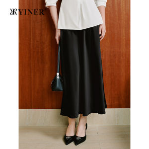 Elegant Intelligent Appearance Acetate Blend A-line Skirt