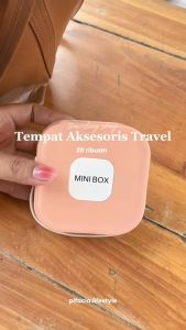 PIFACIA Box Jewerly Silicon Mini Kotak Perhiasan Travel Penyimpanan Kalung Cincin Gelang Anti Air