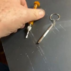 3 in 1 Mini Screwdriver with Keychain for Eyeglasses Sunglasses Watches Jewelry Electronics