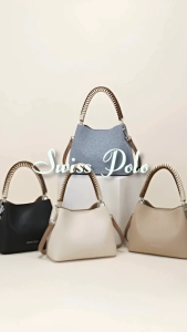 Swiss Polo Womens PU Leather Top Handle Sling Bag / Crossbody Bag / Shoulder Bag - HNM 2253