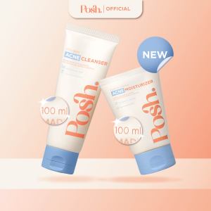 Posh Skincare Acne Set 2 - Facial Cleanser 100ml & Moisturizer 100ml